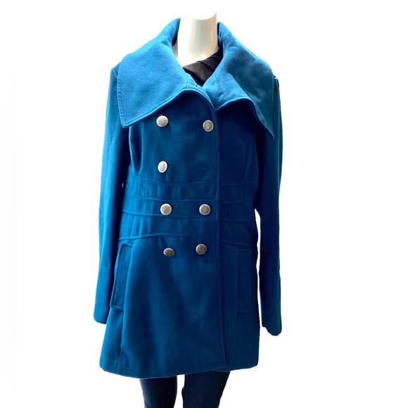 Stunning Turquoise Blue Jessica Simpson XL Coat - Picture 4 of 7